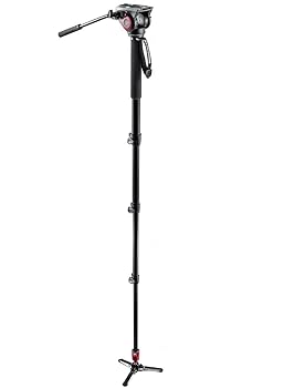 【中古】Manfrotto 一脚 プロフルードビデオ一脚 雲台付 MVM500A|ハッピーストア藤岡