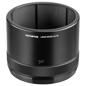 【中古】(非常に良い)OLYMPUS マイクロフォーサーズレンズ ED 40-150mm F2.8用 レンズフード LH-76|ハッピーストア藤岡