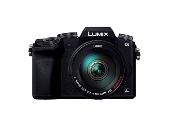 【中古】パナソニック ミラーレス一眼カメラ ルミックス G7 レンズキット 高倍率ズームレンズ付属 1600万画素 ブラック DMC-G7H-K｜ハッピーストア藤岡