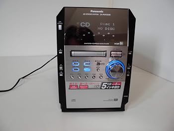 【中古】Panasonic パナソニック SA-PM700MD-K ブラック MDステレオシステム SC-PM700MD-Kのセンターユニット (CD/MD/カセット/チューナーコンポ) 5CDチ｜ハッピーストア藤岡