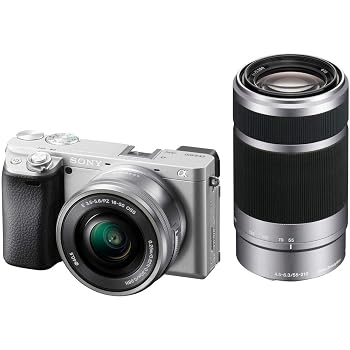 【中古】(非常に良い)SONY(ソニー) ILCE-6400Y S APS-C ミラーレス一眼カメラ α6400 ダブルズームレンズキット(同梱レンズ:SELP1650+SEL55210) シルバー｜ハッピーストア藤岡