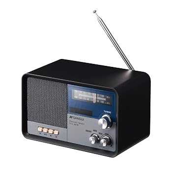 【中古】サンスイ Bluetoothスピーカー AM/FMラジオ付き ブラック|ハッピーストア藤岡