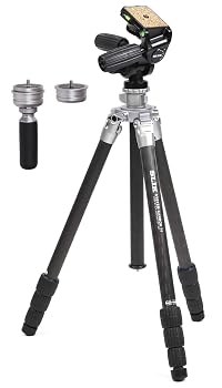 【中古】(非常に良い)SLIK カーボン三脚 システムカーボン 74 4段 ナットロック式 3ウェイ雲台 アクセサリーポート装備 109281｜ハッピーストア藤岡 50,263円
