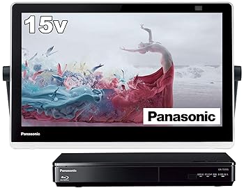 【中古】パナソニック 15V型 ポータブル 液晶テレビ インターネット動画対応 プライベート・ビエラ 防水タイプ 500GB HDD録画/ブルーレイ再生機能付き ブ|ハッピーストア藤岡