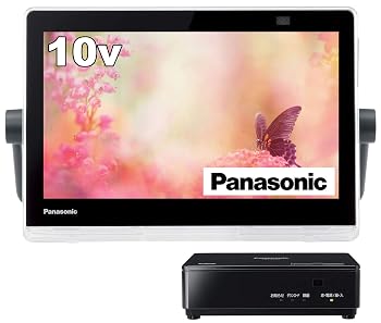 【中古】パナソニック 10V型 ポータブル 液晶テレビ 2020年モデル インターネット動画対応 プライベート・ビエラ 防水タイプ ブラック UN-10N10-K｜ハッピーストア藤岡