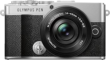 【中古】(非常に良い)OLYMPUS PEN E-P7 14-42mm EZレンズキット シルバー|ハッピーストア藤岡