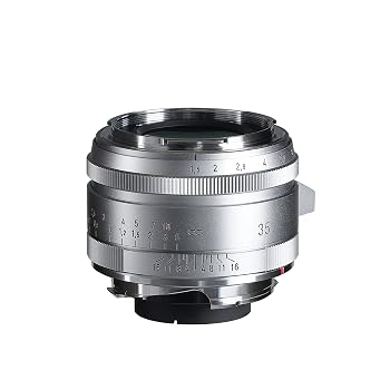 【中古】Voigtlander フォクトレンダー 単焦点 準広角レンズ NOKTON Vintage Line 35mm F1.5 Aspherical TypeII VM ライカM Mマウント シルバー|ハッピーストア藤岡