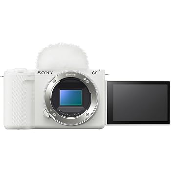 【中古】SONY(ソニー) Vlog用カメラ レンズ交換式VLOGCAM APS-C ミラーレス一眼カメラ ZV-E10M2 ボディ(レンズなし) ウィンドスクリーン付属 ホワイト ZV|ハッピーストア藤岡