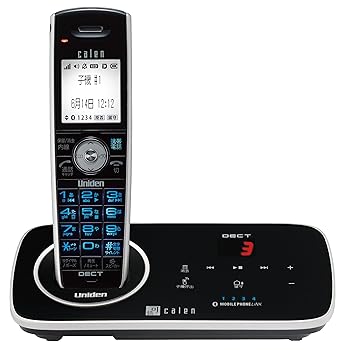 【中古】(非常に良い)Uniden デジタルコードレス留守番電話機 可憐 子機1台タイプ ブラック DECT3280(B)｜ハッピーストア藤岡 16,536円