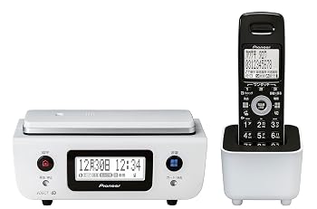 【中古】(非常に良い)パイオニア デジタルコードレス電話機 子機1台付き 迷惑電話対策・留守番・ナンバーディスプレイ機能搭載 ピュアホワイト TF-FD31W-W|ハッピーストア藤岡