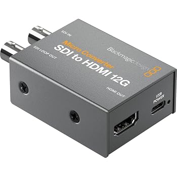 【中古】Blackmagic Design Micro Converter SDI to HDMI 12G PSU｜ハッピーストア藤岡