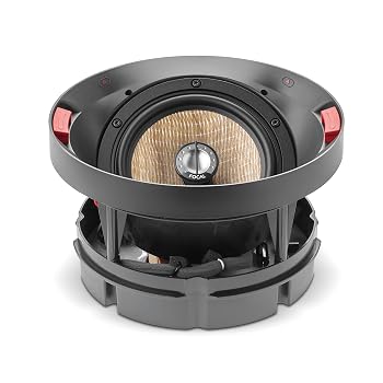 【中古】Focal 300 ICA6 6.5インチ 2ウェイ ホームシネマ 天井角度付き 同軸ラウドスピーカー 各｜ハッピーストア藤岡