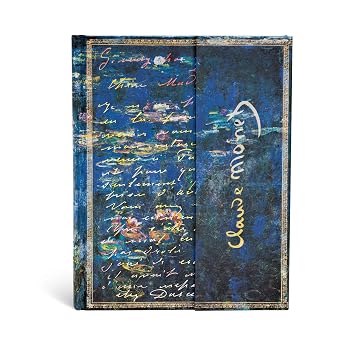 【中古】Monet (Water Lilies), Letter to Morisot Ultra Unlined Hardcover Journal, 144pg, 120GSM by Paperblanks (Embellished Manuscripts Collecti｜ハッピーストア藤岡