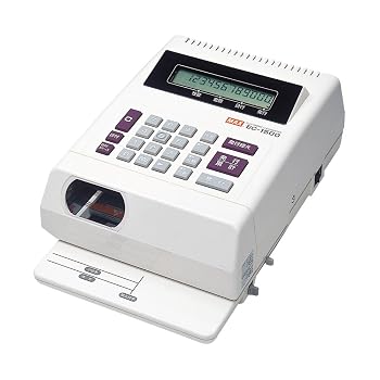 【中古】マックス 電子チェックライタ EC-1500|ハッピーストア藤岡