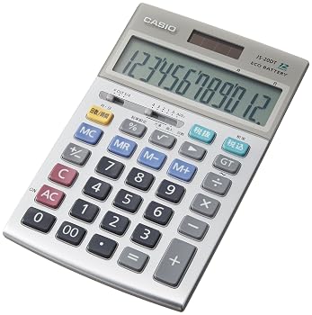 【中古】カシオ 本格実務電卓 日数&時間・税計算 ジャストタイプ 12桁 JS-20DT-N|ハッピーストア藤岡