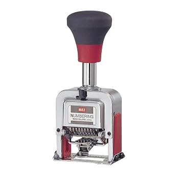 【中古】マックス スタンプ ナンバリング 8桁7様式 A字体 NR-807|ハッピーストア藤岡
