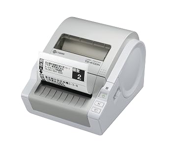 【中古】(非常に良い)ブラザー工業 感熱ラベルプリンター TD-4100N|ハッピーストア藤岡