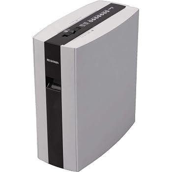 【中古】アイリスオーヤマ 細密シュレッダー 家庭用 マイクロクロスカット 細断枚数5枚 連続使用5分 静音 CD/DVD/カード対応 ダストボックス10L PS5HMSD｜ハッピーストア藤岡