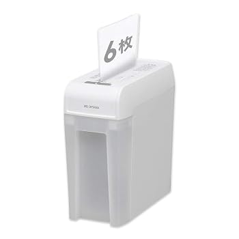 【中古】アイリスオーヤマ 静音シュレッダー 家庭用 細断枚数5枚 クロスカット 連続使用5分 CD/DVD/カード対応 ダストボックス8.8L A4/110枚収容 P5HCS|ハッピーストア藤岡