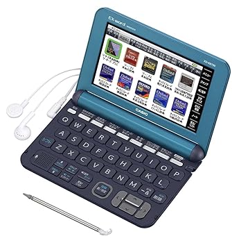 【中古】カシオ 電子辞書 エクスワード ビジネスモデル XD-K8700TB ターコイズブルー コンテンツ180｜ハッピーストア藤岡