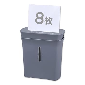 【中古】アイリスオーヤマ(IRIS OHYAMA) 家庭用シュレッダー パーソナルシュレッダー 8枚細断 クロスカット 細断サイズ37m×5mm 容量A4コピー用紙80枚分|ハッピーストア藤岡