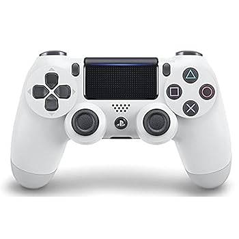 【中古】(非常に良い)【純正品】ワイヤレスコントローラー (DUALSHOCK 4) グレイシャー・ホワイト (CUH-ZCT2J13)|ハッピーストア藤岡