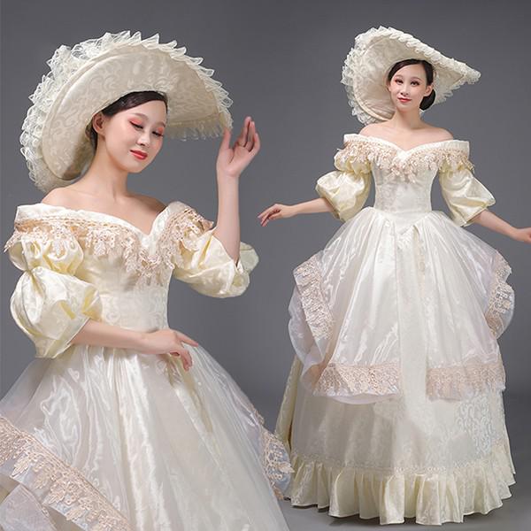 楽天市場】中世 貴婦人ドレス ステージ 衣装 肩出し オフショルダー