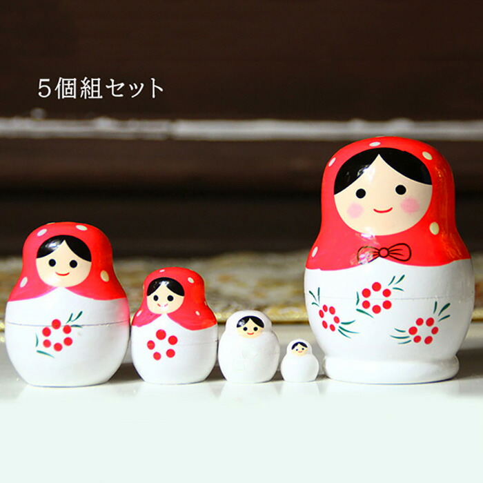 ロシア　木製マトリョーシカ 30個セット ロシア 木製マトリョーシカ 30個セット 木製マトリョーシカ
