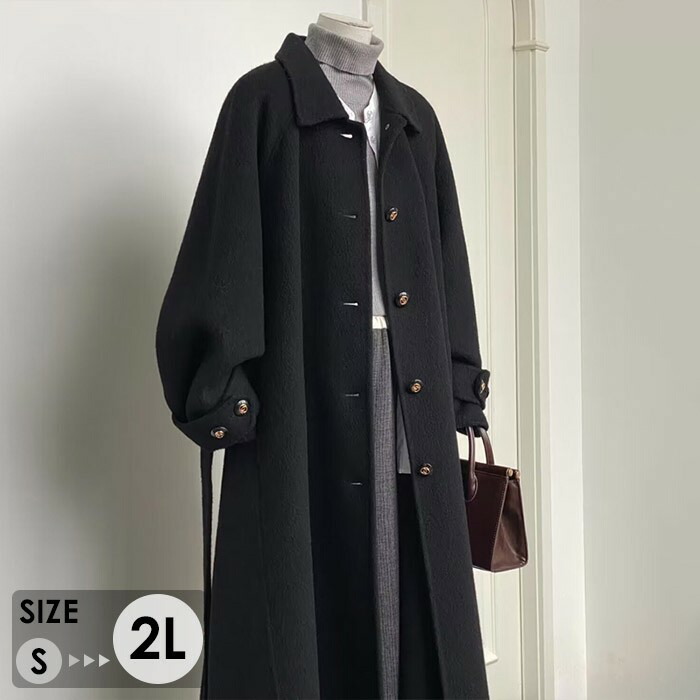 美品✨ヴィヴィアン　ロングコート　マキシ　変形　マフラー　灰　S　ゆったり　希少 GREY HOUNDSTOOTH R DOUBLE LAYERED LONG COAT(XS Blackxgray