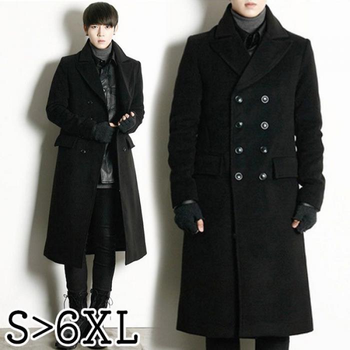 楽天市場】ポリエステル混ウールコート メンズ ロング チェスター