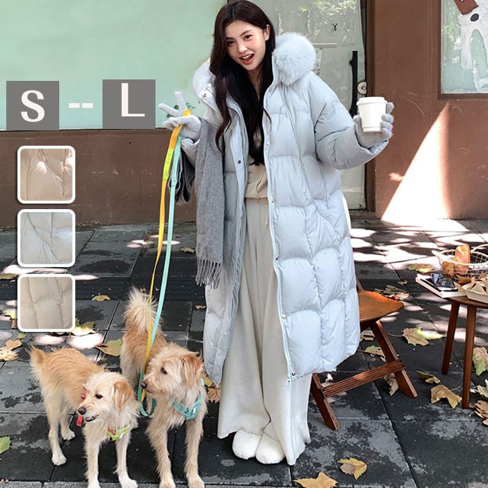 楽天市場】ダウンコート フード付き ベンチコート レディース ダウン