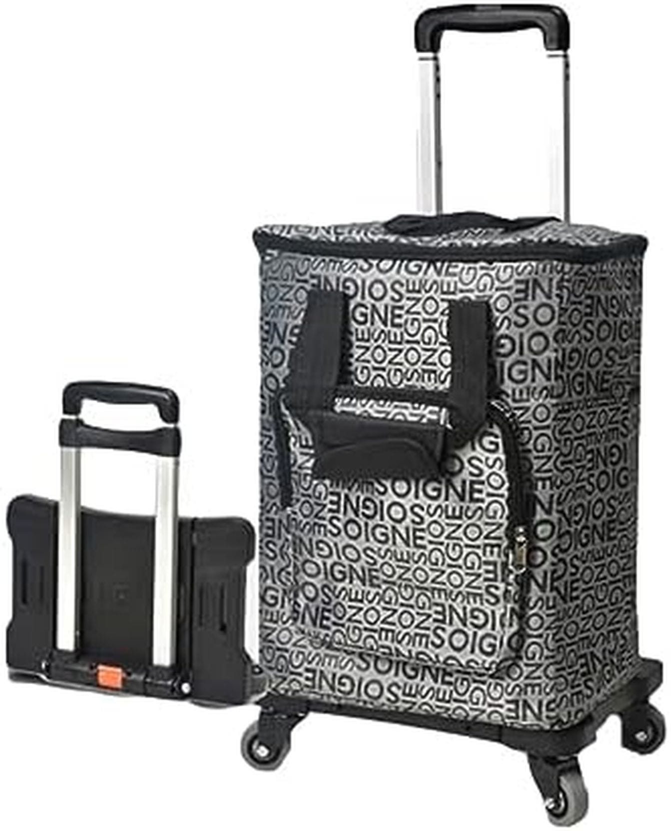 ショッピングキャリー 撥水加工 カラー１ ショッピングカート 軽量 買い物カート キャリーカート 大容量 4輪 横押し可 花柄 チェック柄 折りたたみ おしゃれ シニア ショッピングカー 高齢者用 A