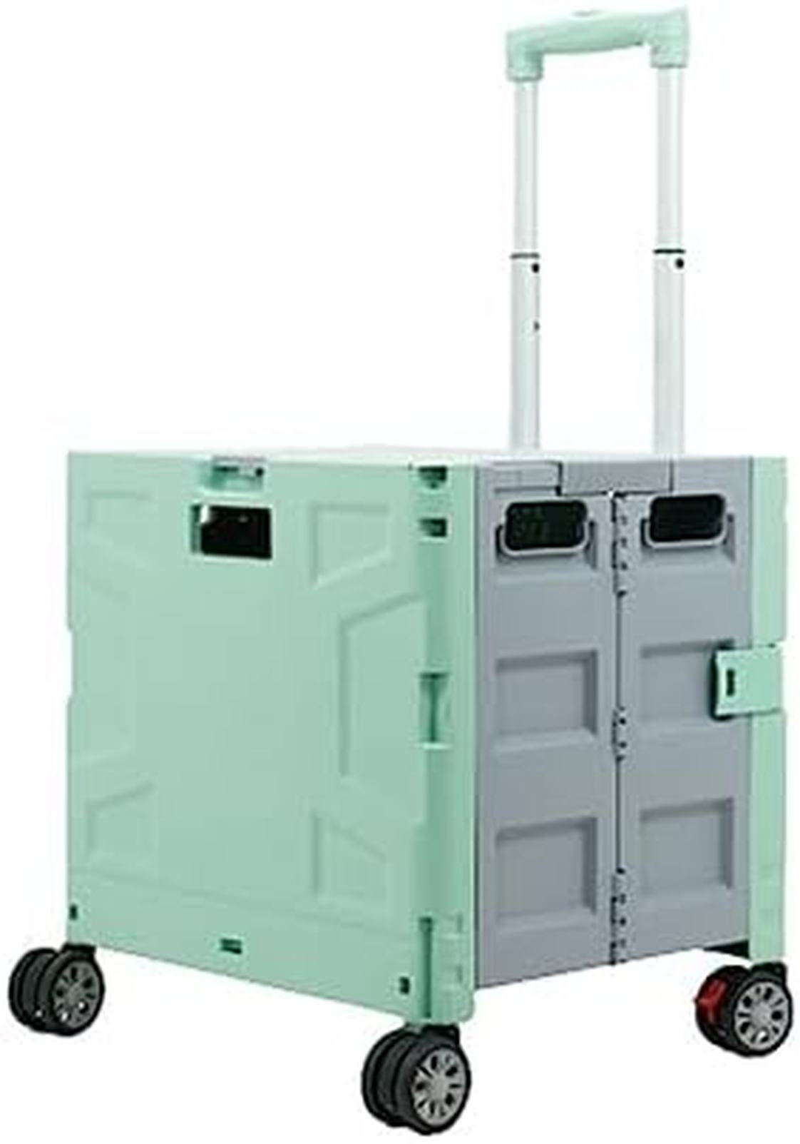 キャリーカート 65L ショッピングカート ショッピングキャリー 折りたたみ 買い物カート 4輪 360&deg;回転 大容量 軽量 静音 コンパクト 簡単組立 おしゃれ 買い物 野菜購入 グリーン アウトド｜ハッピートゥデイ