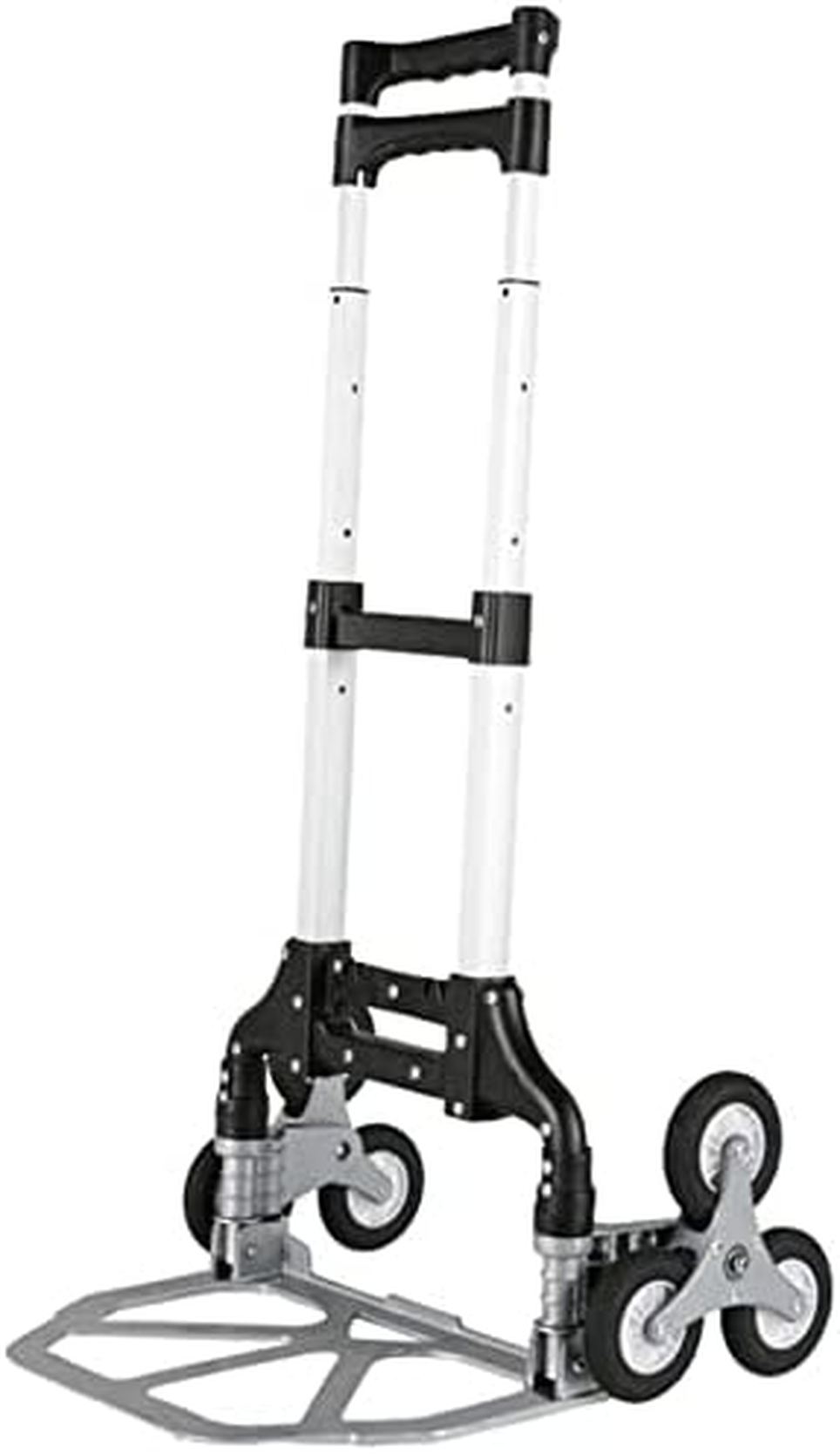 トロリーカート ショッピングカート 6輪 ショッピングキャリーカート オシャレ アルミ合金 耐久性 多用途 軽量 おりたたみ 運搬簡単 大型 コンパクト ポータブル 組み立て簡単 耐荷重 キャリーカー|ハッピートゥデイ