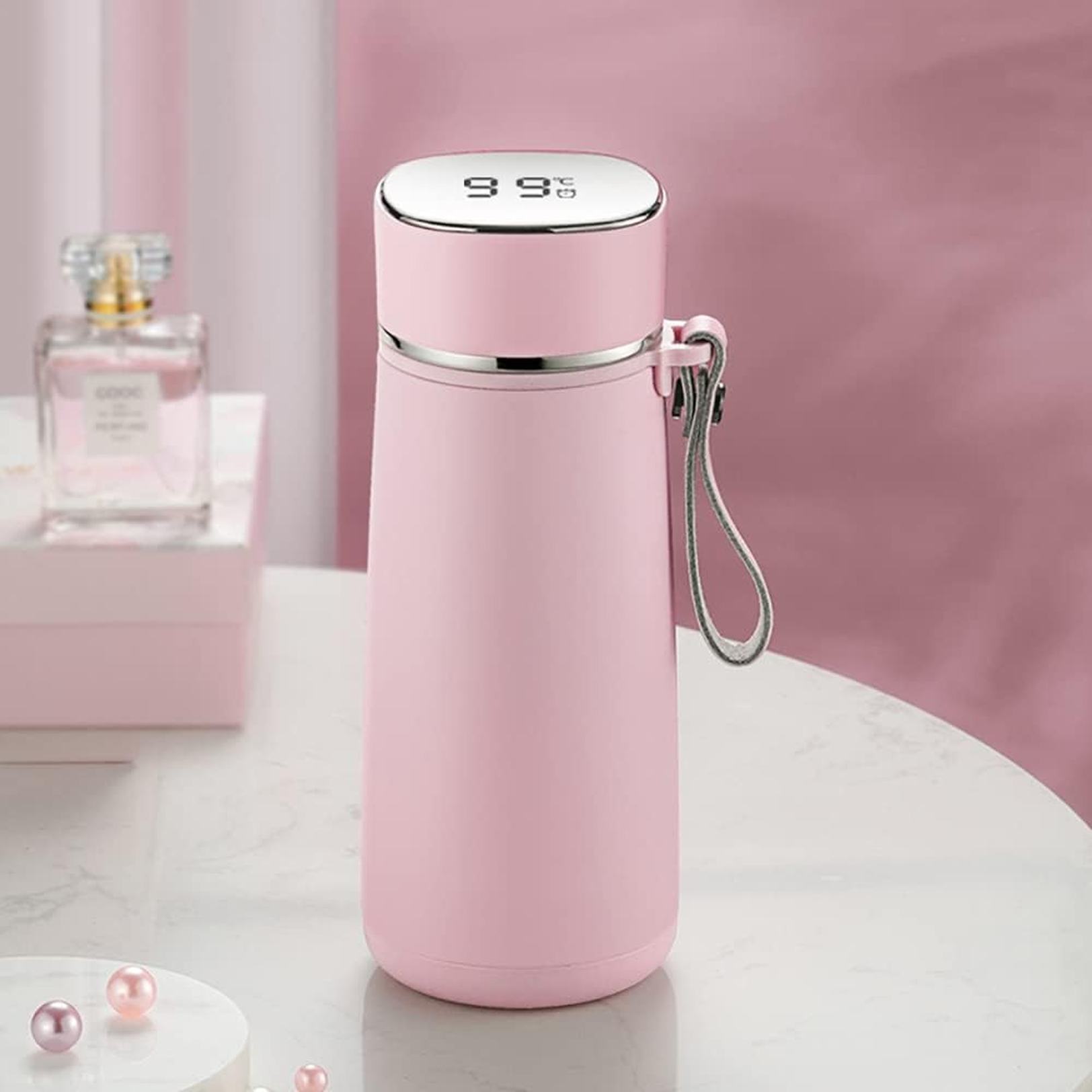 吸い筒 480ml 断熱お水瓶 ファッションライトラグジュアリー スターリングシルバーライナー 魔法瓶 保冷 保温 直飲み 似つかわしげな差し上げ物 御姉さん お坊っちゃん 携帯型 サクラ色