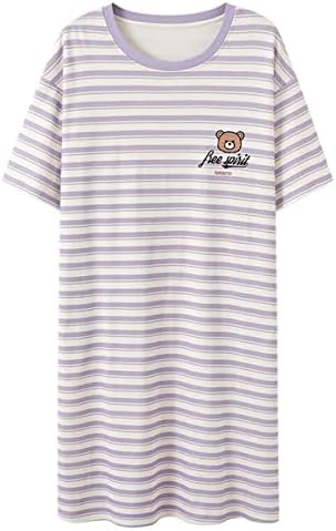 ネグリジェ 夏 半袖 綿 ルームウェア ワンピース レディース 可愛い 部屋着 ゆったり おしゃれ 大人 通気 優しい肌触り 大きいサイズ