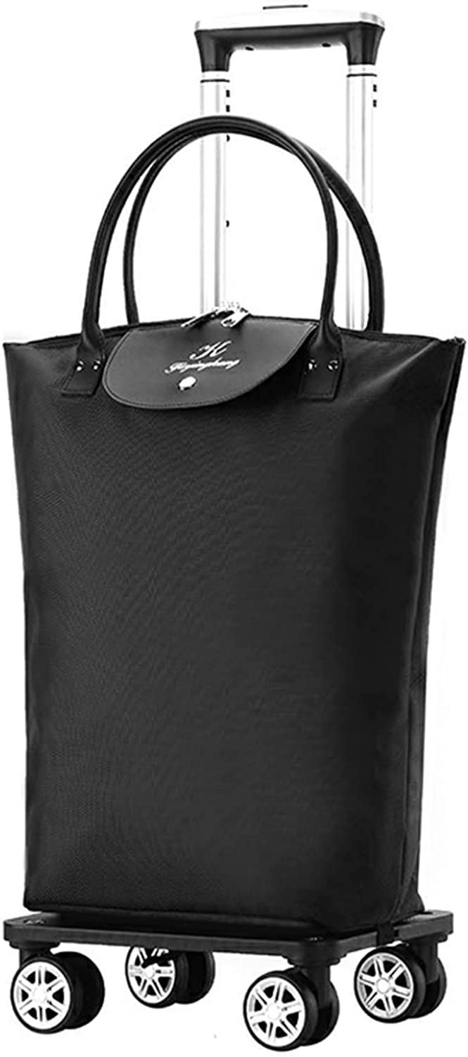 4輪ショッピングカート 折りたたみ ショッピングカート ショッピングカート 買い物バッグ 機内持ち込み 横押しハンドル付き 保温カート アルミフレーム 防水 丈夫 ジッパー 折りたたみ