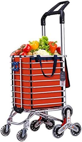 ショッピングカート 食料品の買い物カゴ折りたたみポータブルトロリー車は階段を登ることができますホームショッピングカート｜ハッピートゥデイ 10,470円