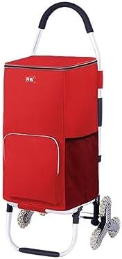ショッピングカート 耐荷重50KG ショッピングキャリー ポケットあり 保温 保冷 折りたたみ 防水 軽量 大容量 45L 高齢者 老人車 買い物カート 出張 アウトドア適用 6輪 階段に対応 旅行｜ハッピートゥデイ
