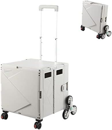 ショッピングカート 車輪付きカート 折りたたみ ブーツカート 階段プレミアム 8輪 大型クライマー ブレーキ機能付き 調節可能なハンドル レストラン キッチン ホーム 使いやすい 高さ調節グリップ 便｜ハッピートゥデイ