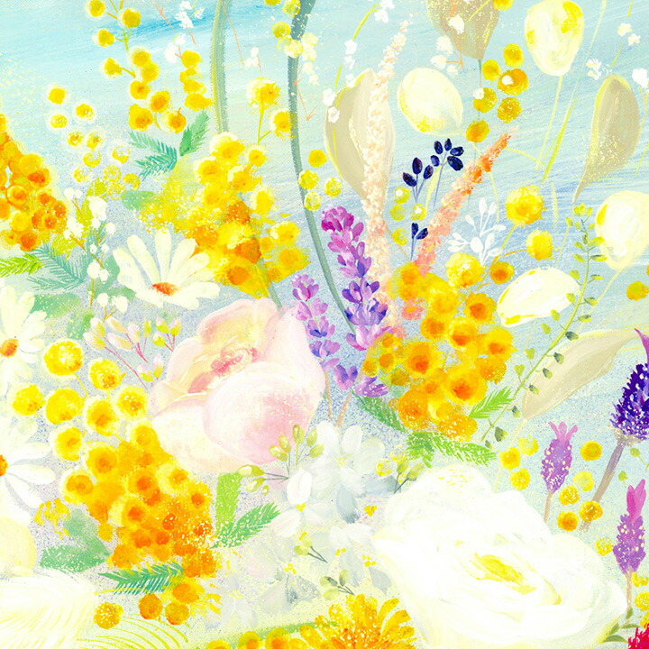おしゃれな絵画、花の絵、玄関に飾る絵画、事務所、病院、店舗に飾る絵、ピンク