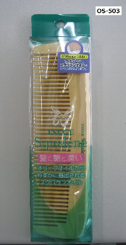 楽天市場 No Os 503 スクワラン くし 5500mmgのスクワランオイルを含ませたつげくし 面白理美容雑貨倶楽部