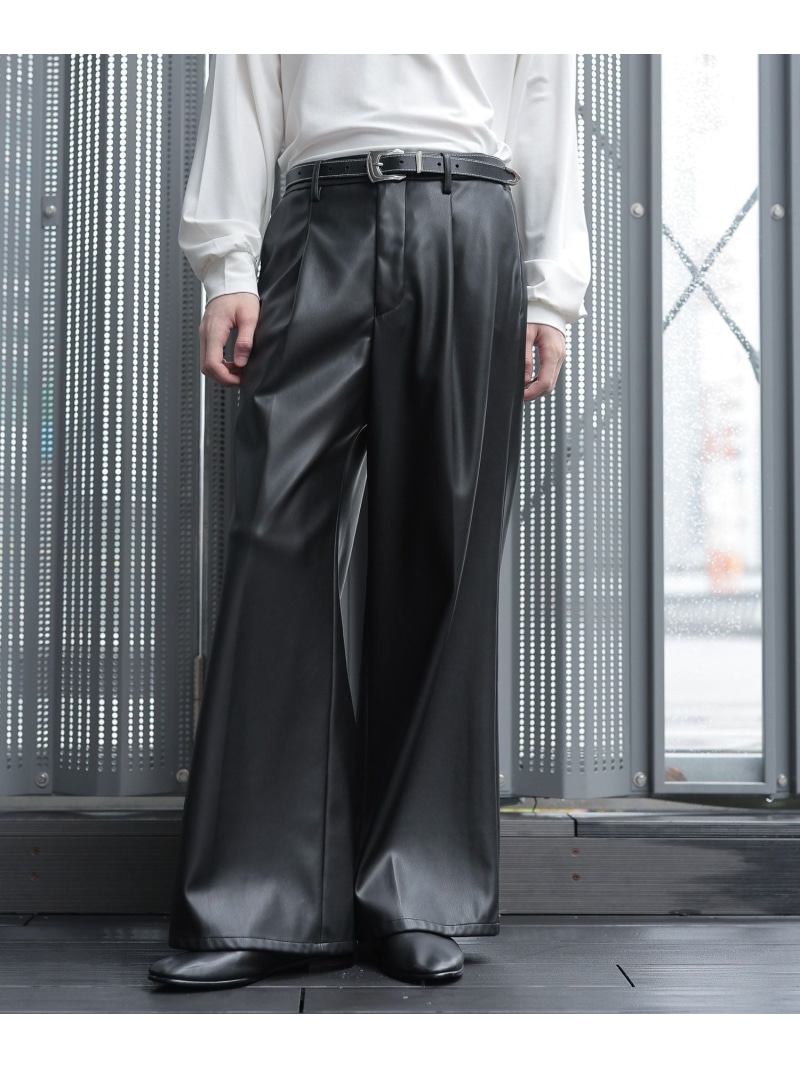 HARE レザーフレアパンツ　新品未使用⭐️ 楽天市場】【SALE／28%OFF】シンセティックレザーストレート