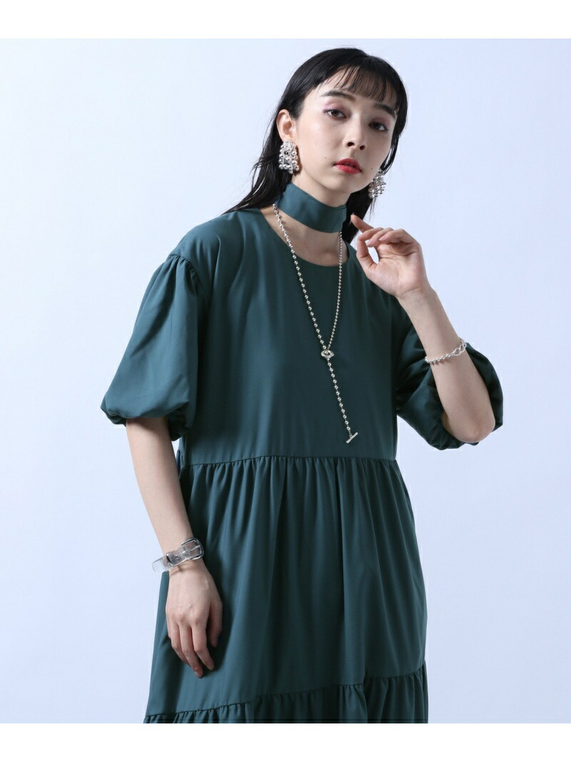 W ティアードワンピ Ss Hare ハレ ワンピース 半袖ワンピース グリーン ブラック 送料無料 Rakuten Fashion Aplusfinance Blog Com