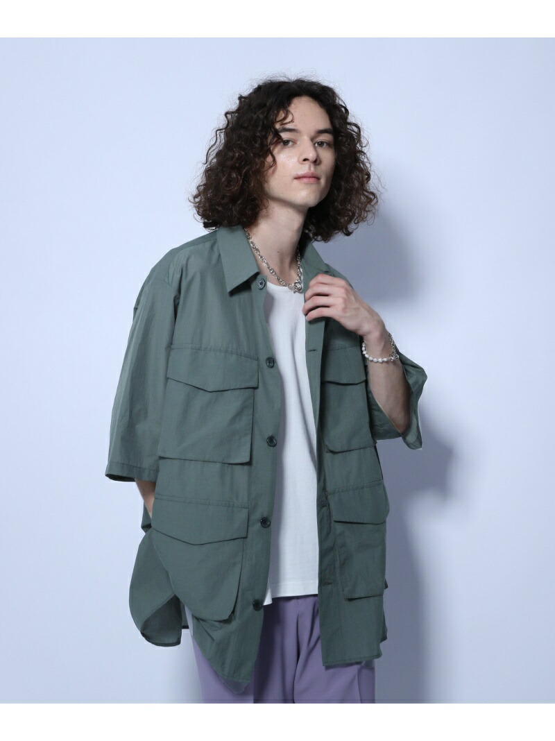 M ファティーグsh Ss Hare ハレ シャツ ブラウス 半袖シャツ カーキ ピンク ブラック 送料無料 Rakuten Fashion Psicologosancora Es