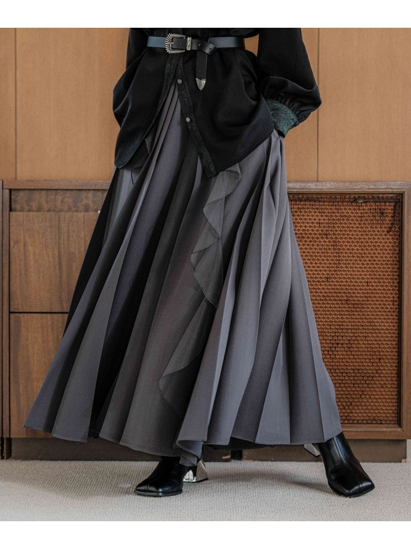 楽天市場】【SALE／28%OFF】フェイクレザーシアーティアード