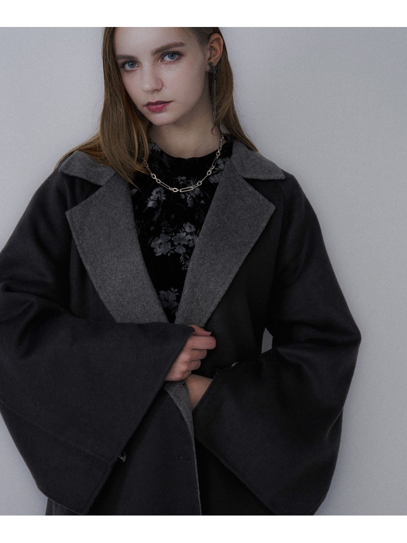 楽天市場】【SALE／50%OFF】プレミアムウールダブルリバーコート HARE