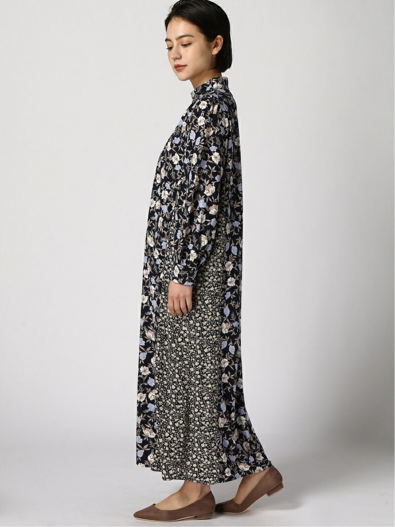 楽天市場 Rakuten Fashion Sale 65 Off W キリカエマキシop Ls Hare ハレ ワンピース シャツワンピース グレー ネイビー Rba E Hare ハレ