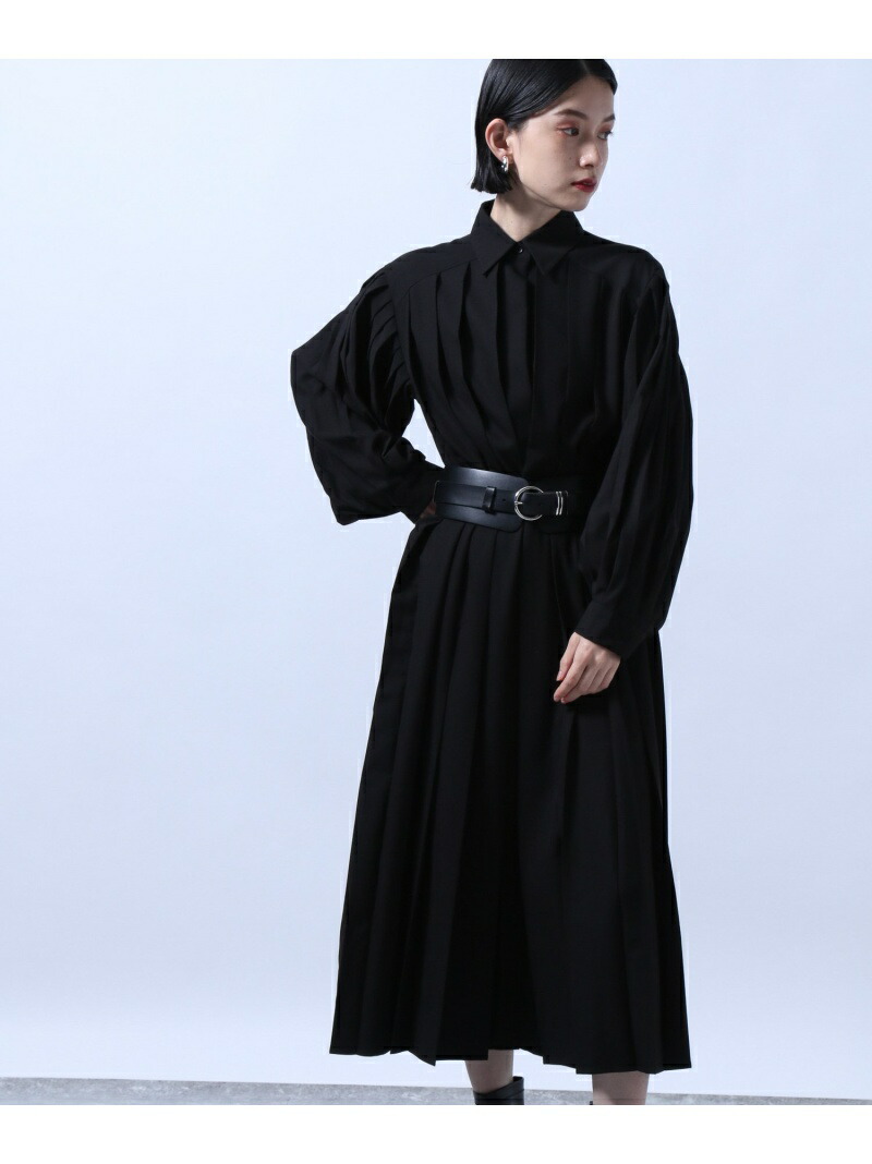 W プリーツスリーブop Ls Hare ハレ ワンピース ロングワンピース マキシワンピース 送料無料 Rakuten Fashion Novix Com