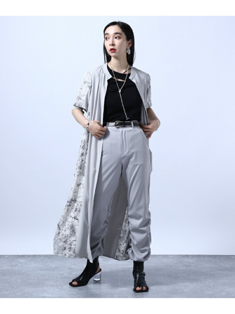 W ガラキリカエop 7s Hare ハレ ワンピース 5ー9分袖ワンピース グレー ブラック 送料無料 Rakuten Fashion Butlerchimneys Com